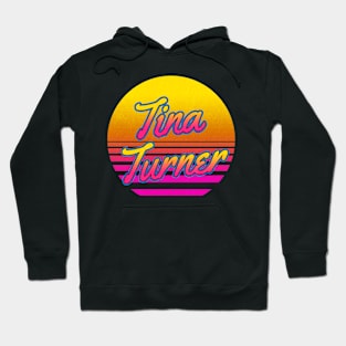 Tina Personalized Name Birthday Retro 80s Styled Gift Hoodie